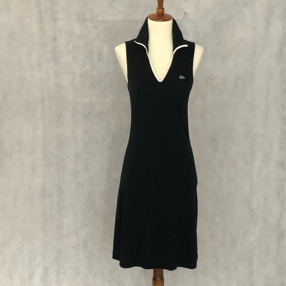 Lacoste Dresses & Skirts - Lacoste Sleeveless Pique Knit Dress